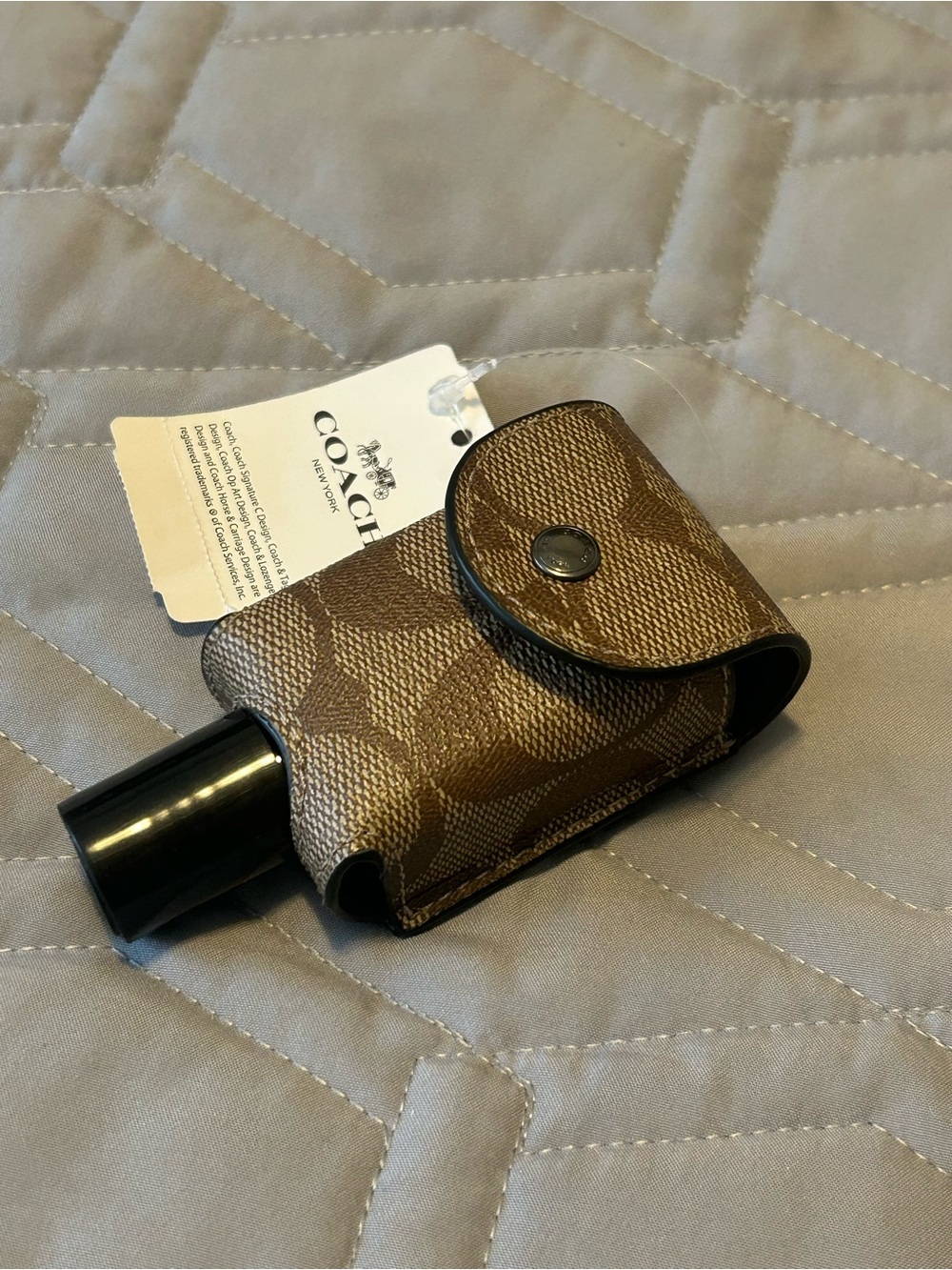 NWT Coach Hand sanitizer/Lotion Holder